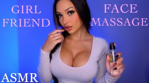 ASMR Face Massage Iced Mocha - Softly Spoken & Relaxing
