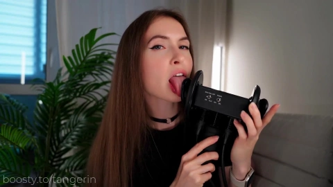Wet Ear Licking ASMR - Aggressive by Tangerin