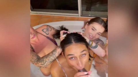 80s Orgy Jade Hutchison & Troy Francisco Five Way